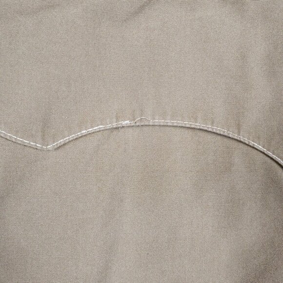 VTG IZOD Lacoste Jacket Mens X-Large Tan Beige Bomber with Logo - Picture 7 of 13